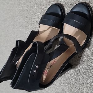 JUSTFAB Open toe heels Brand New